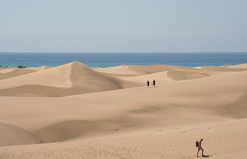El paisaje dunar de Maspalomas